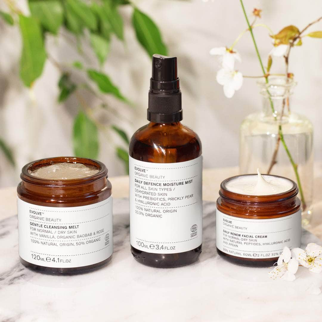 Organic shop face products